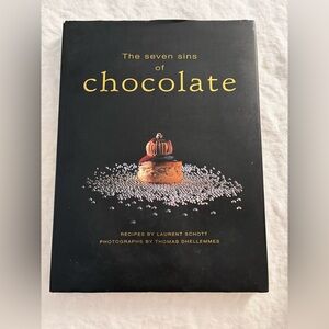 The Seven Sins of Chocolate Large Cookbook  by French chef Laurent Schott GUC